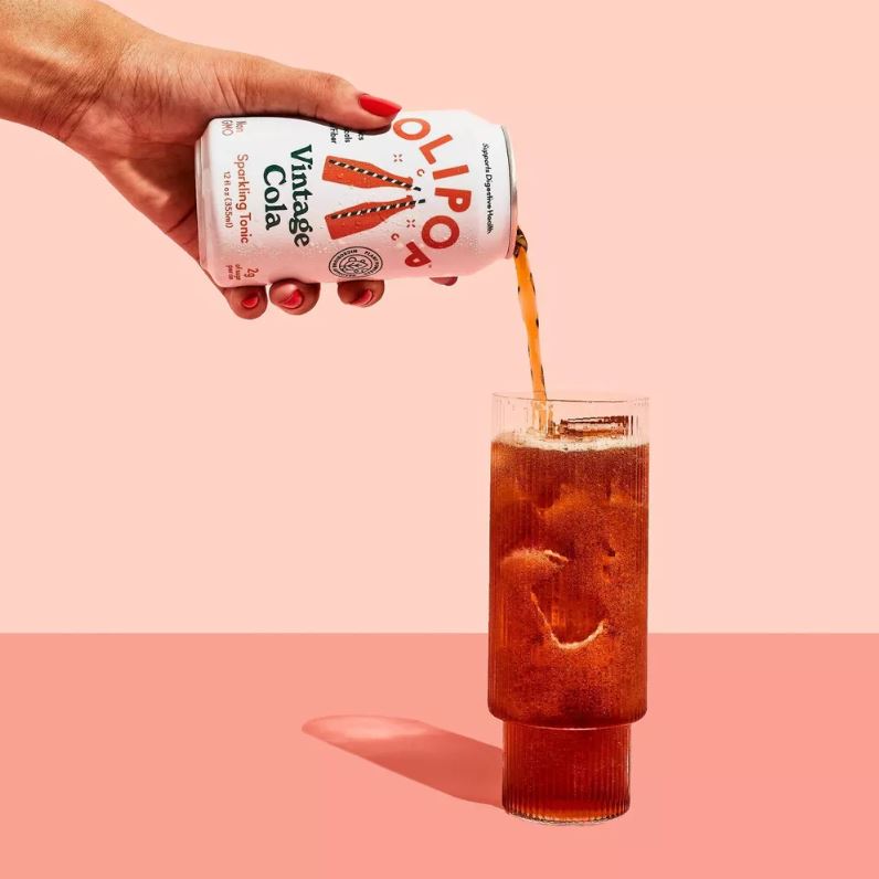 Olipop Vintage Cola Sparkling Tonic 12oz