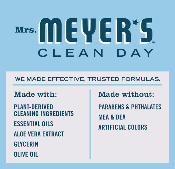 Mrs Meyer's Liquid Hand Soap Rainwater 12.5oz