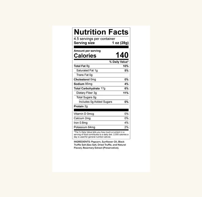 Pipcorn Truffle Mini Popcorn 4.5oz