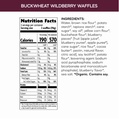 Nature's Path Organic Buckwheat Waffles Wildberry 7.4oz