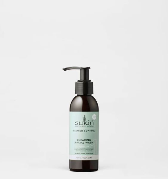 Sukin Blemish Control Clearing Facial Wash 125ml