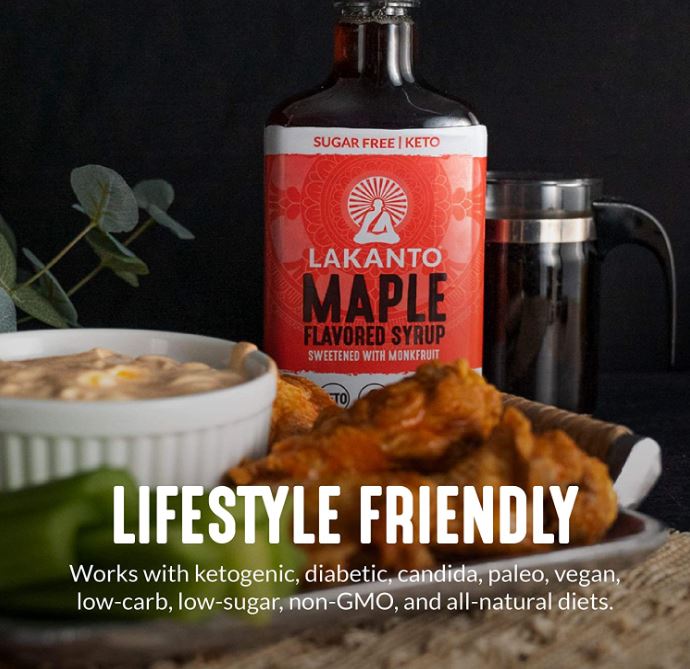 Lakanto Maple Flavored Sugar Free Syrup 13oz