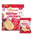 Happy Baby Organic Teether Crackers Strawberry Beet 1.69oz