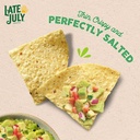Late July Snacks Organic Tortilla Chips Party Size Sea Salt and Lime 14.75oz