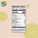 Late July Snacks Organic Tortilla Chips Party Size Sea Salt and Lime 14.75oz