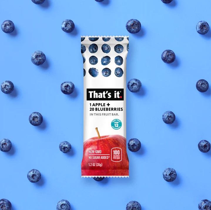 That's It Apple & Blueberry Fruit Bar