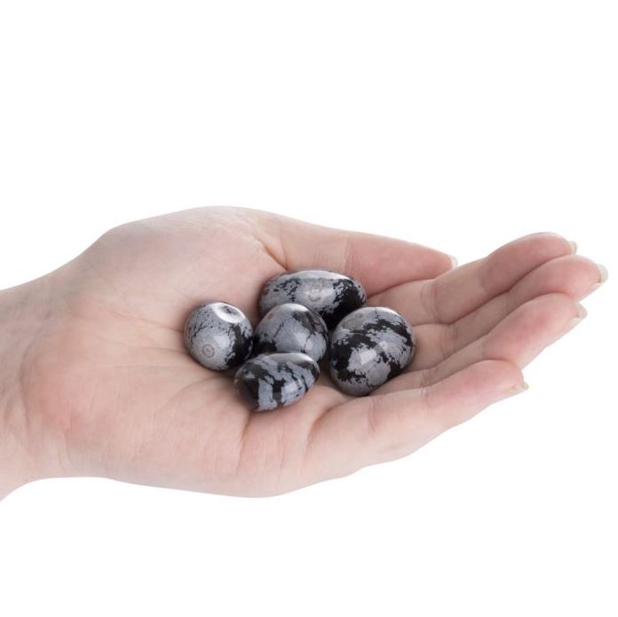 Snowflake Obsidian Tumblestone