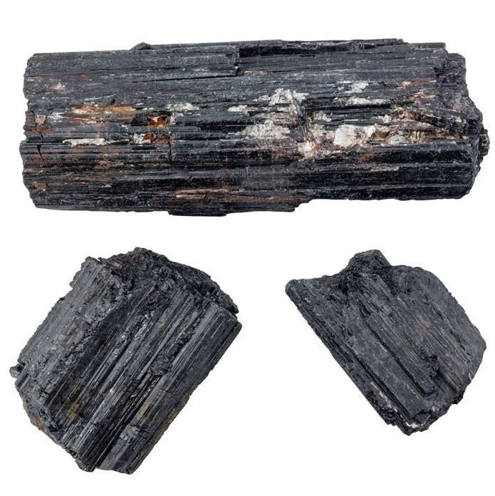 Black Tourmaline Rough 2-4cm