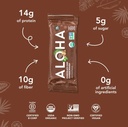 Aloha Organic Chocolate Chip Cookie Dough Plant Protein Bar 1.98 oz