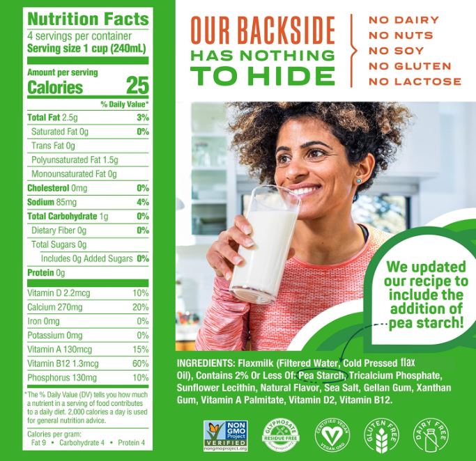 Good Karma Flaxmilk Unsweetened 32 oz