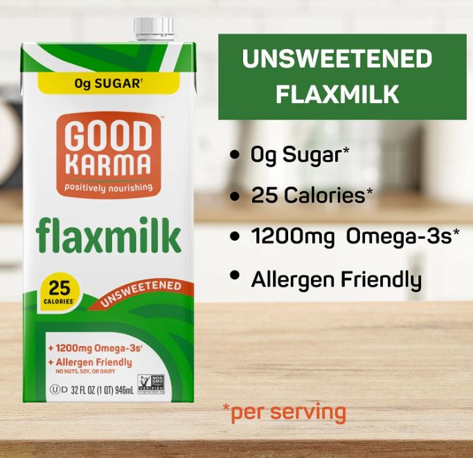 Good Karma Flaxmilk Unsweetened 32 oz