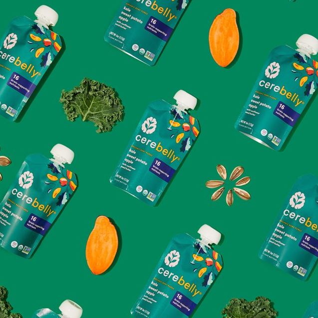 Cerebelly Baby Puree Kale Sweet Potato Apple 4oz