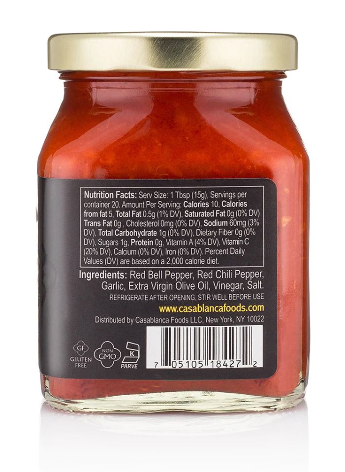 Mina Harissa Mild Moroccan Red Pepper Sauce 10 oz