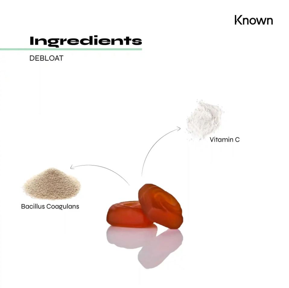 Known Debloat Gummies 60ct