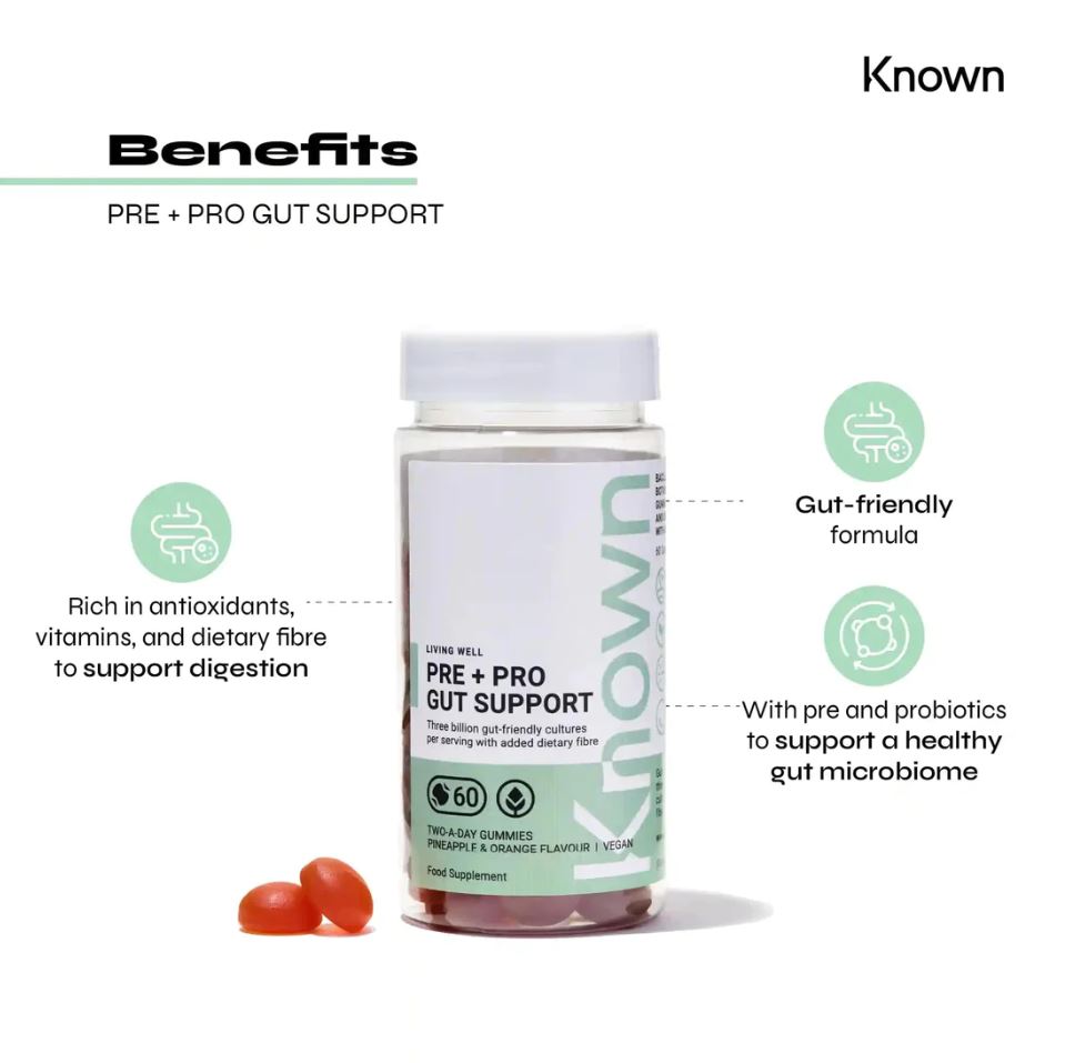 Known Pre+Pro Gut Support Gummies 60ct