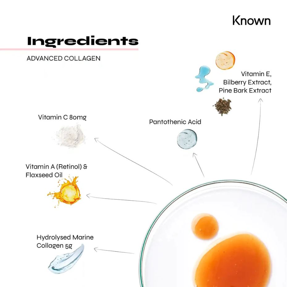 Known Advanced Collagen Sachets 14 Pack