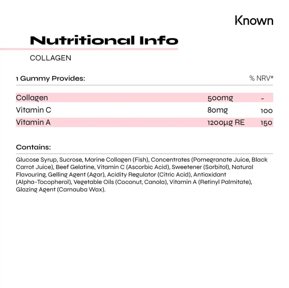 Known Collagen Gummies 60ct