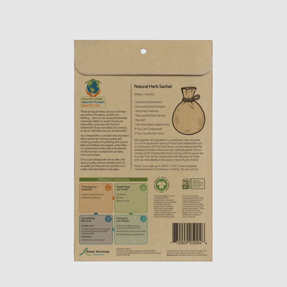 If You Care Cheesecloth Unbleached 2 Yard