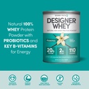 Designer Whey French Vanilla Whey Protein Powder 12oz