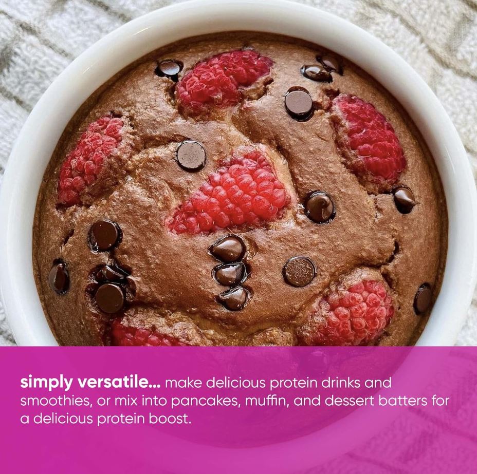 Simply Tera's Dark Chocolate Whey Protein rBGH Free 12oz