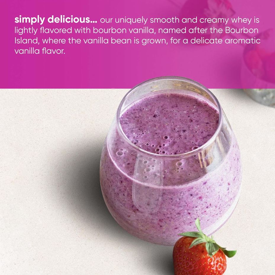 Simply Tera's Bourbon Vanilla Whey Protein rBGH Free 12oz