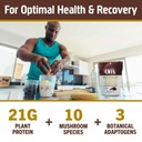 Om Master Blend Plant Protein Powder Chocolate 19.26oz