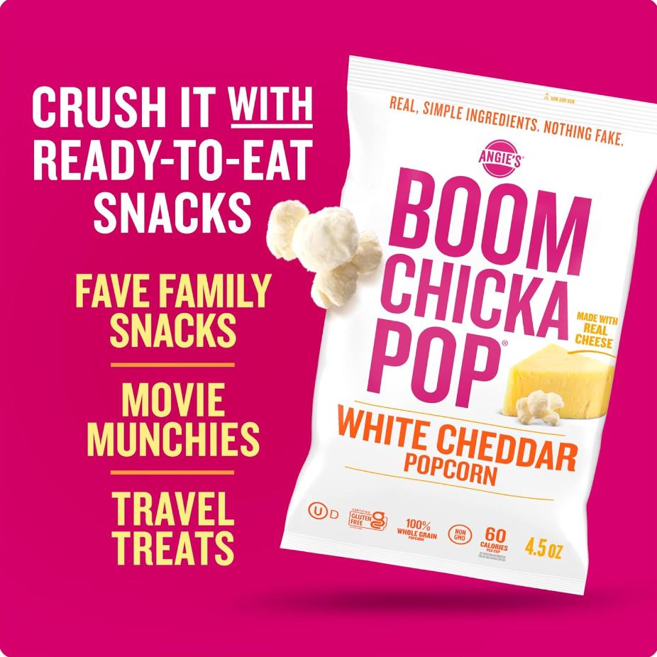 Boomchickapop White Cheddar Popcorn 4.5oz