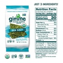 Gimme Seaweed Snacks Organic Sea Salt 0.17oz