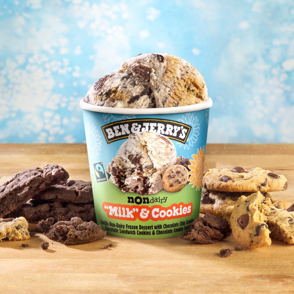 Ben and Jerry's Non-Dairy Milk & Cookies Ice Cream 16oz