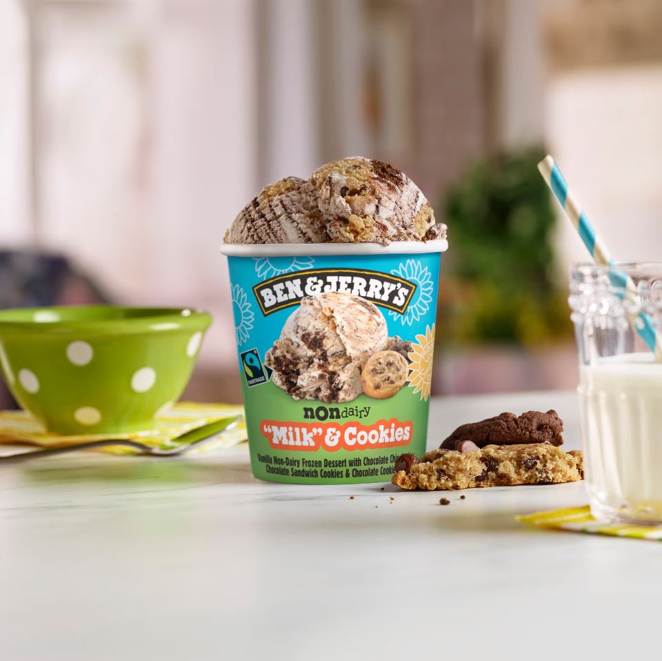 Ben and Jerry's Non-Dairy Milk & Cookies Ice Cream 16oz