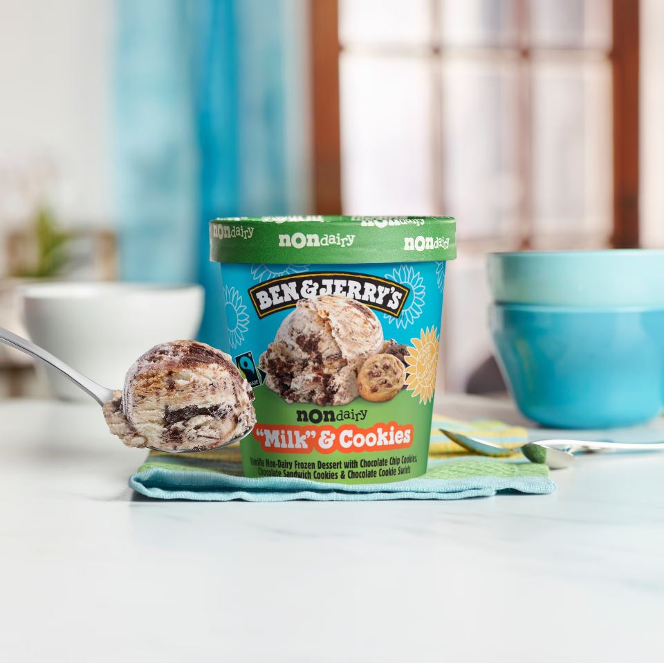 Ben and Jerry's Non-Dairy Milk & Cookies Ice Cream 16oz