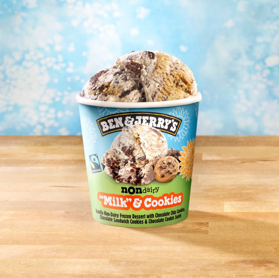 Ben and Jerry's Non-Dairy Milk & Cookies Ice Cream 16oz