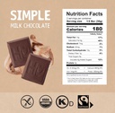 Hu Simple Milk Chocolate Bar 2.1oz