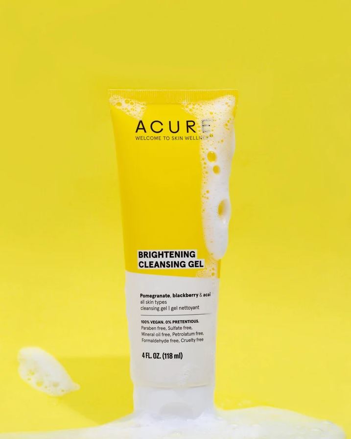 Acure Brightening Cleansing Gel 4oz