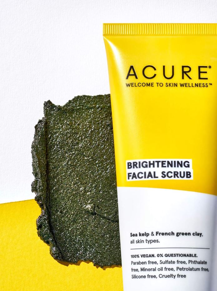 Acure Brightening Facial Scrub 4oz