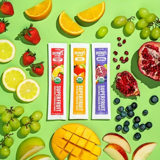 Deebee's Organic Freezer Pops Assorted Flavours 10pk