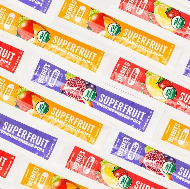 Deebee's Organic Freezer Pops Assorted Flavours 10pk
