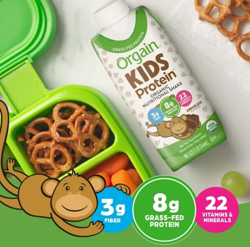 Orgain Kids Chocolate Nutritional Shake 8.25oz