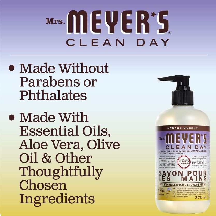 Mrs Meyer's Liquid Hand Soap Compassion Flower 12.5oz