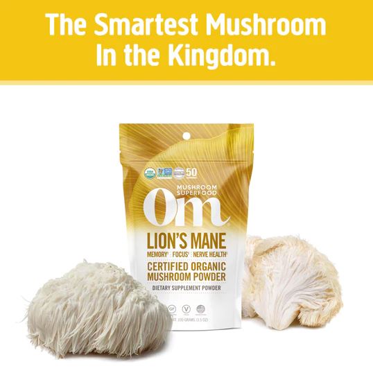 Om Lion's Mane Mushroom Powder 3.5oz