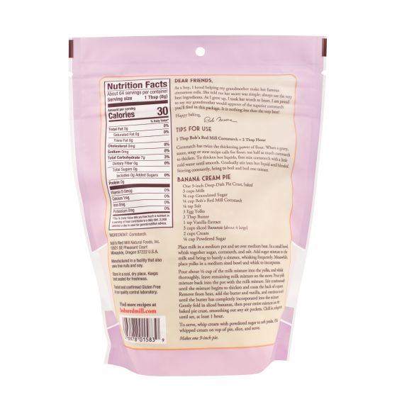 Bob's Red Mill Cornstarch 18oz