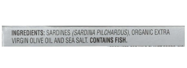  Wild Planet Canned Sardines in Extra Virgin Olive Oil 4.25oz         