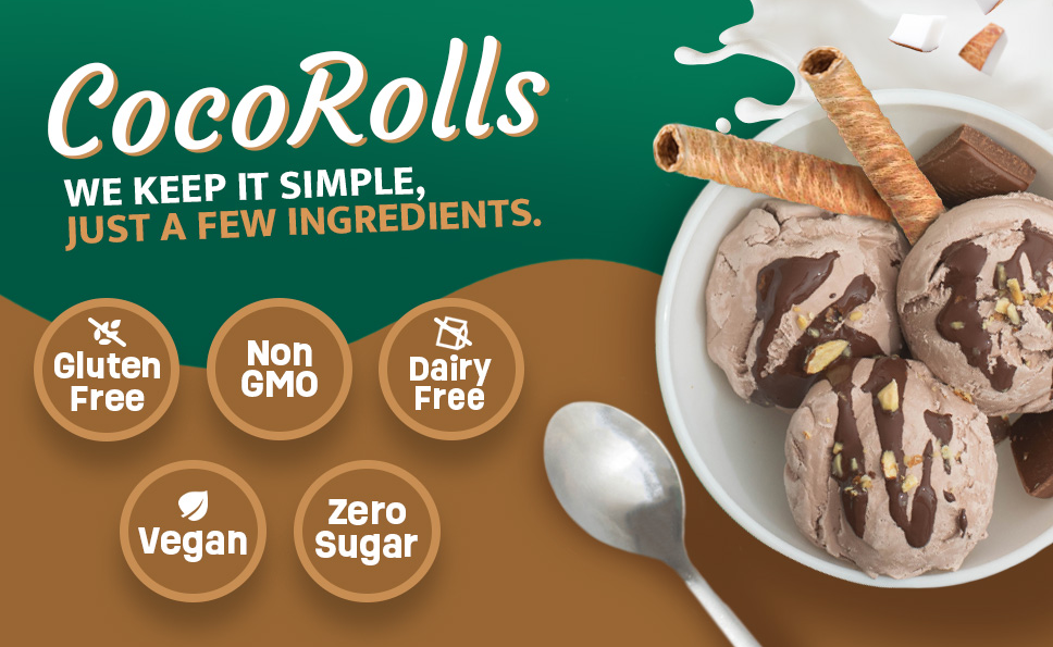 Sun Tropics Coco Rolls Original Rolled Coconut Wafer 4oz