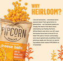 Pipcorn Real Cheddar Cheese Balls 4.5oz