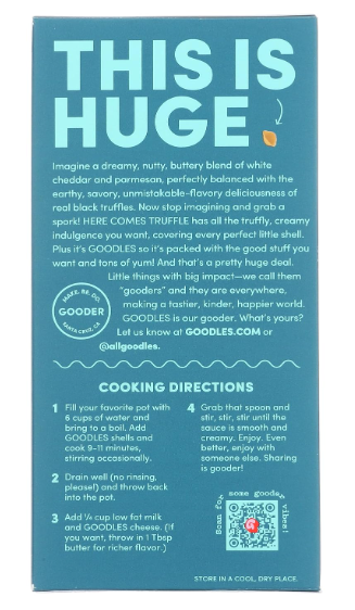 Goodles Here Comes Truffle Mac And Cheese 6oz