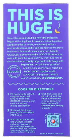 Goodles Cacio E Pepe Protein Mac And Cheese 6oz
