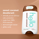 Hello Deodorant Sweet Coconut With Shea Butter 2.6oz.