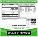 Orgain Organic Unflavoured Grass Fed Collagen Peptides Powder 16oz.