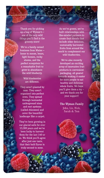Wyman's Frozen Fruit Triple Berry Blend 3 lb