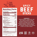 The New Primal Grass Fed Spicy Beef Stick 1oz